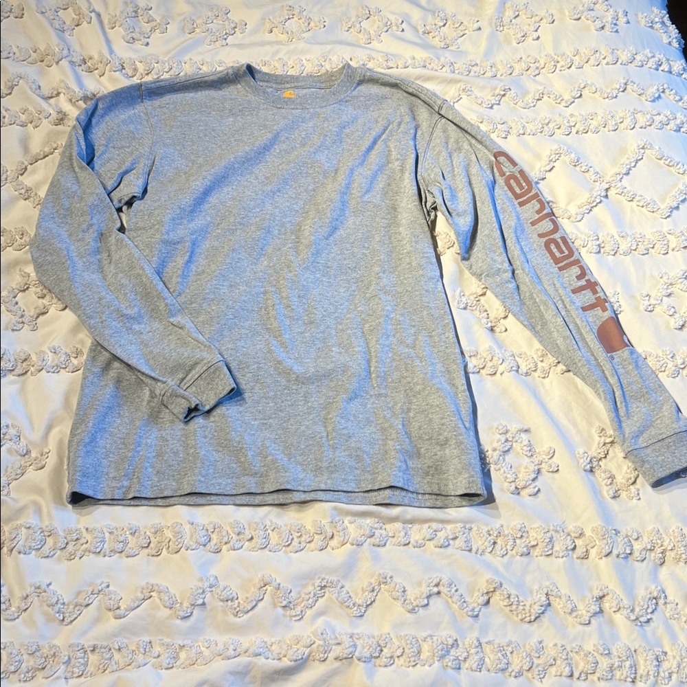 Carhartt Heather Gray Long Sleeve Tee